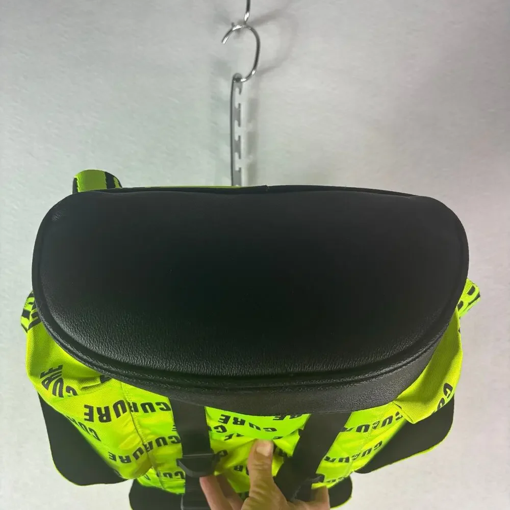 NWOT CURE by WCC “Toxic Arc”  Florescent Yellow Backpack
